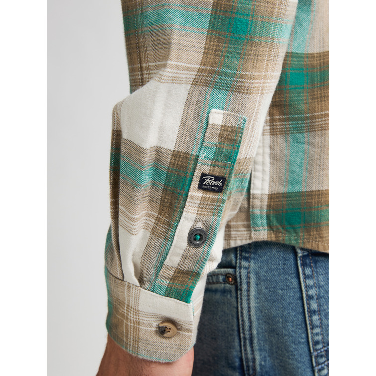 CAMISA HOMBRE  PETROL INDUSTRIES MEN SHIRT LONG SLEEVE CHECK