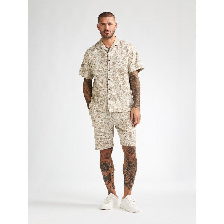 CAMISA HOMBRE  PETROL INDUSTRIES MEN SHIRT SHORT SLEEVE AOP