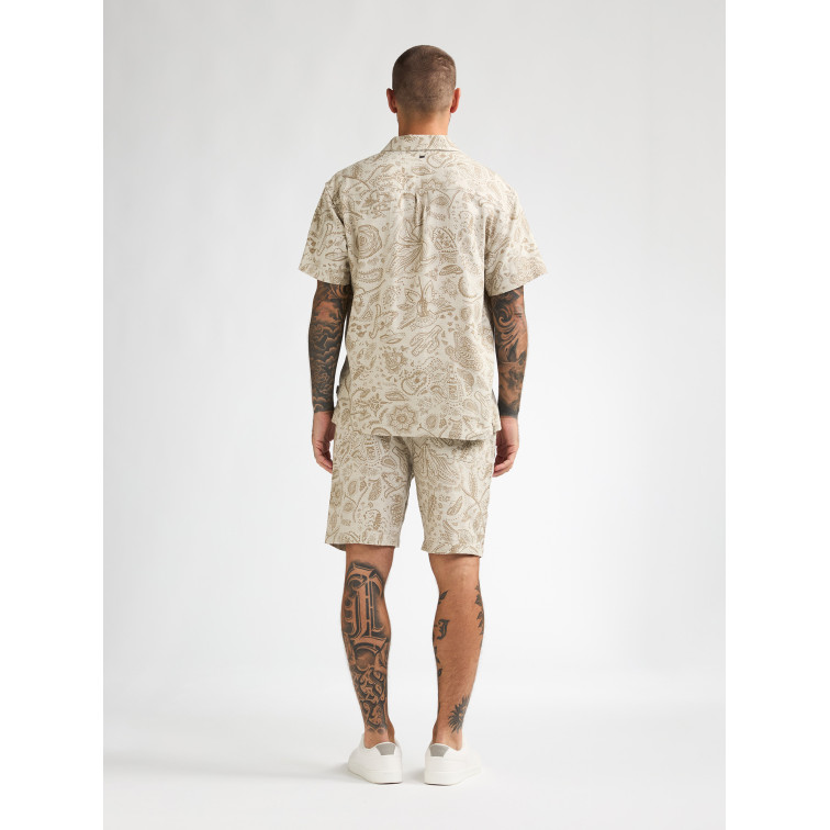 CAMISA HOMBRE  PETROL INDUSTRIES MEN SHIRT SHORT SLEEVE AOP