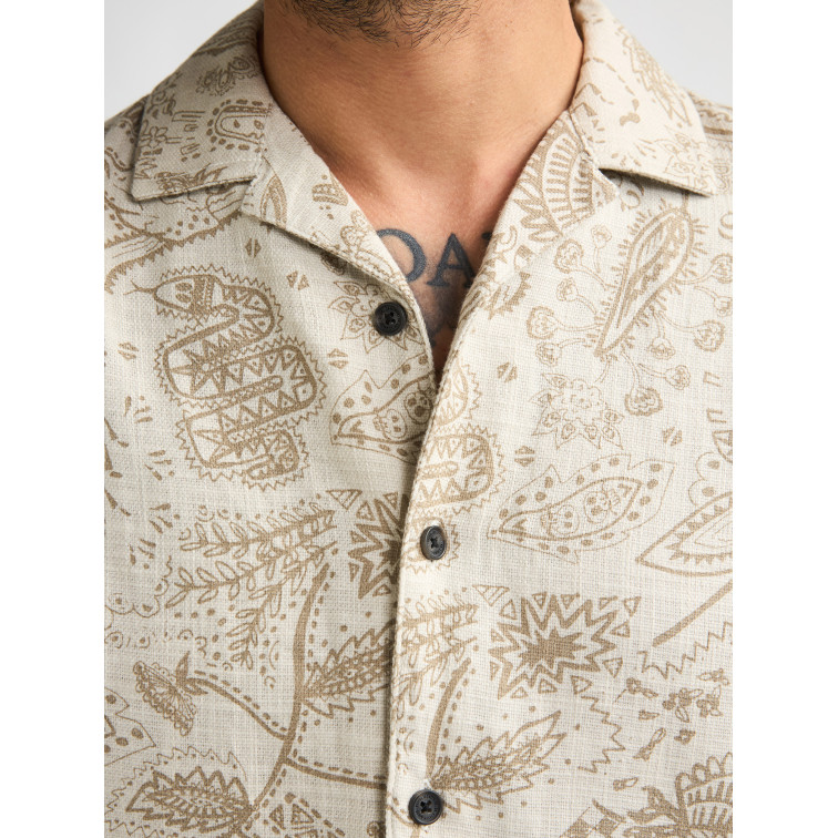 CAMISA HOMBRE  PETROL INDUSTRIES MEN SHIRT SHORT SLEEVE AOP