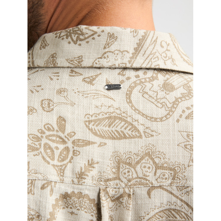 CAMISA HOMBRE  PETROL INDUSTRIES MEN SHIRT SHORT SLEEVE AOP