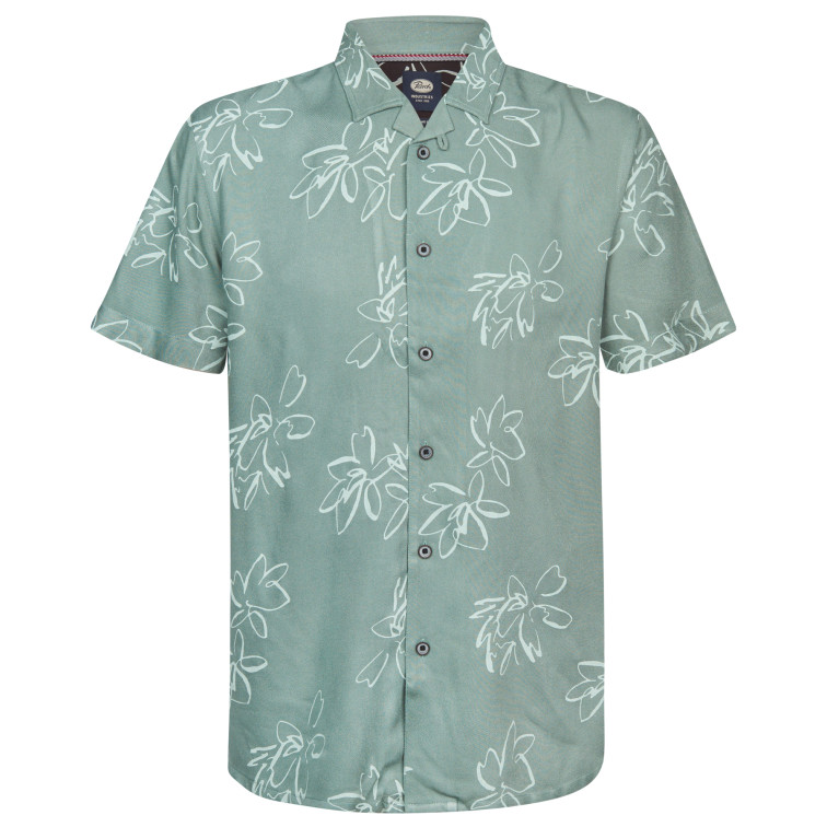 CAMISA HOMBRE  PETROL INDUSTRIES MEN SHIRT SHORT SLEEVE AOP