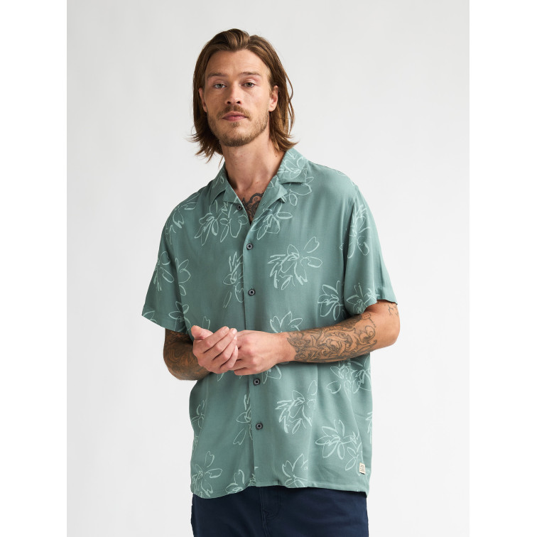 CAMISA HOMBRE  PETROL INDUSTRIES MEN SHIRT SHORT SLEEVE AOP