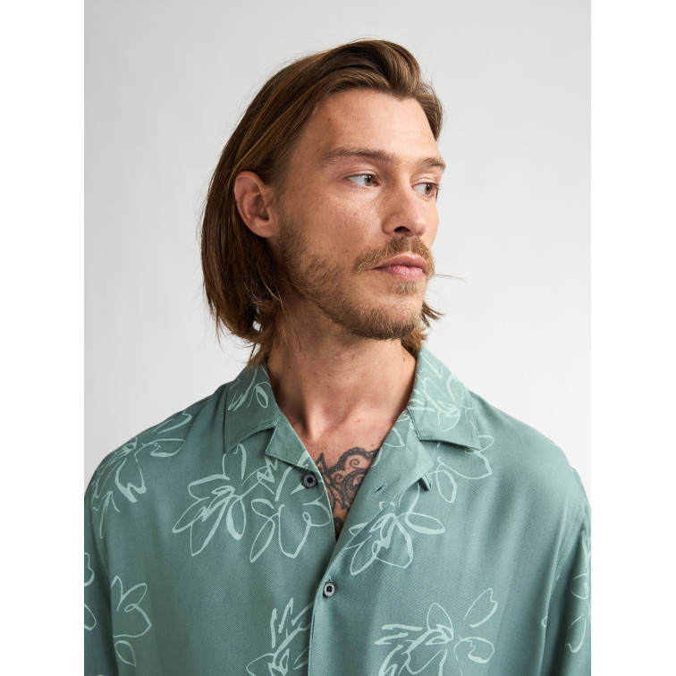 CAMISA HOMBRE  PETROL INDUSTRIES MEN SHIRT SHORT SLEEVE AOP