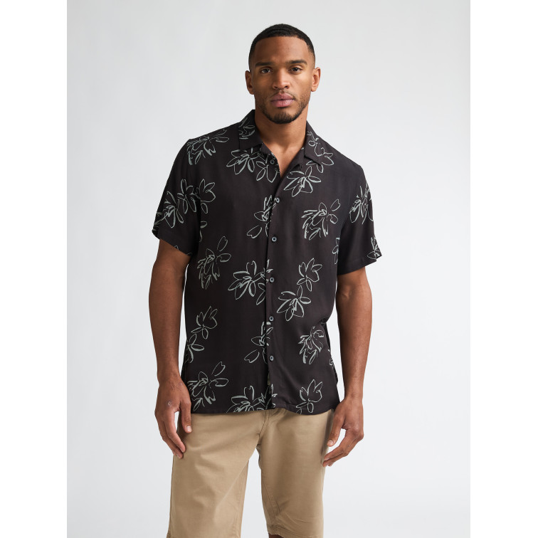 CAMISA HOMBRE  PETROL INDUSTRIES MEN SHIRT SHORT SLEEVE AOP