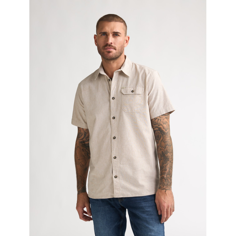 CAMISA HOMBRE  PETROL INDUSTRIES MEN SHIRT SHORT SLEEVE UNI
