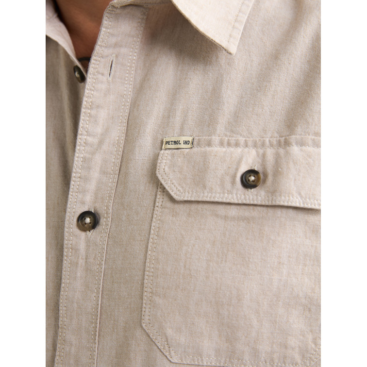 CAMISA HOMBRE  PETROL INDUSTRIES MEN SHIRT SHORT SLEEVE UNI