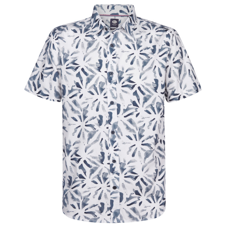 CAMISA DE MANGA CORTA HOMBRE PETROL INDUSTRIES ESTAMPADA