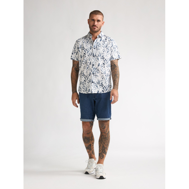 CAMISA DE MANGA CORTA HOMBRE PETROL INDUSTRIES ESTAMPADA