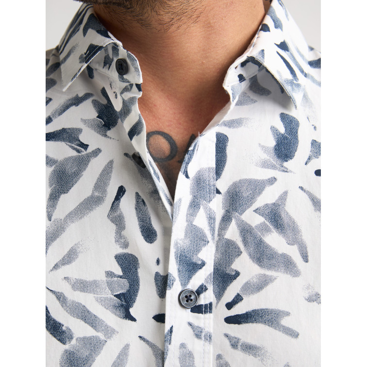 CAMISA DE MANGA CORTA HOMBRE PETROL INDUSTRIES ESTAMPADA