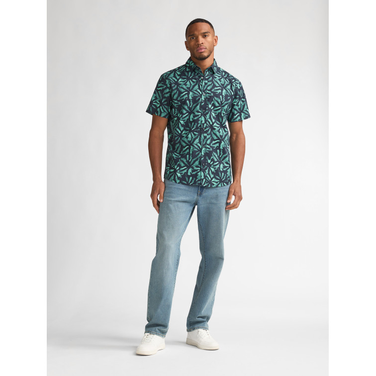 CAMISA HOMBRE  PETROL INDUSTRIES MEN SHIRT SHORT SLEEVE AOP
