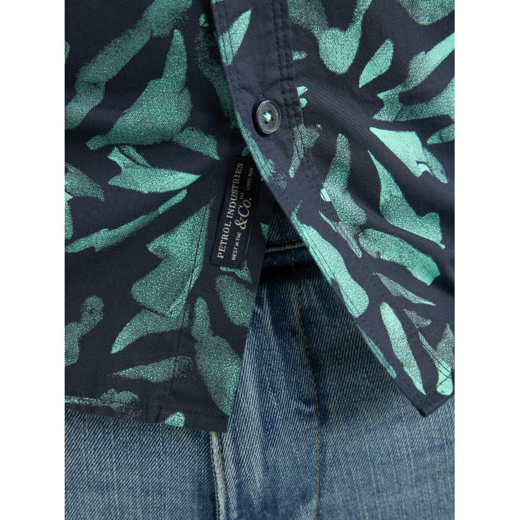CAMISA HOMBRE  PETROL INDUSTRIES MEN SHIRT SHORT SLEEVE AOP