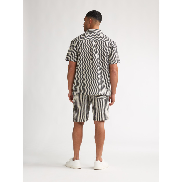 CAMISA HOMBRE  PETROL INDUSTRIES MEN SHIRT SHORT SLEEVE AOP