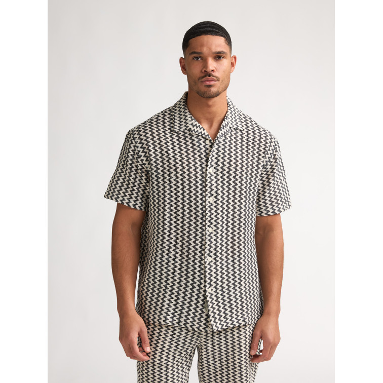 CAMISA HOMBRE  PETROL INDUSTRIES MEN SHIRT SHORT SLEEVE AOP