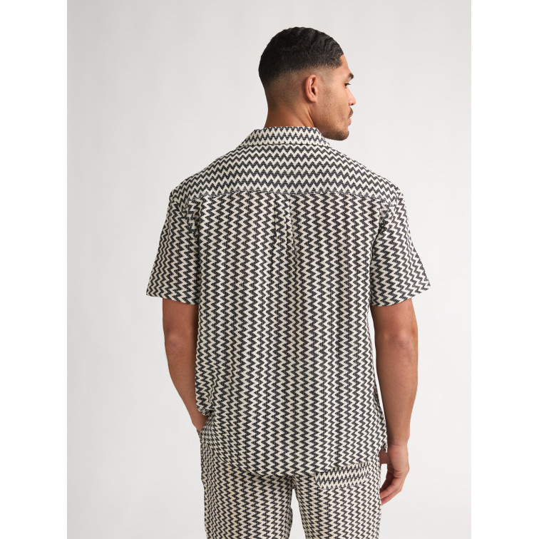 CAMISA HOMBRE  PETROL INDUSTRIES MEN SHIRT SHORT SLEEVE AOP