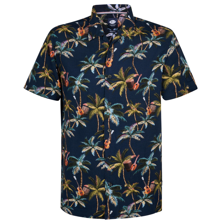CAMISA HOMBRE  PETROL INDUSTRIES MEN SHIRT SHORT SLEEVE AOP