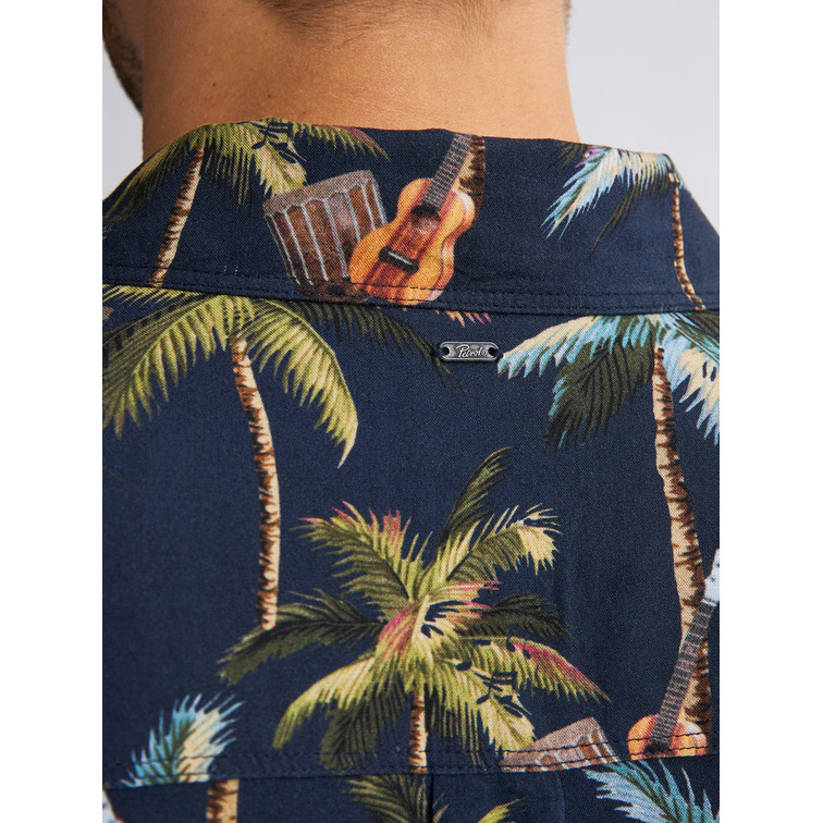 CAMISA HOMBRE  PETROL INDUSTRIES MEN SHIRT SHORT SLEEVE AOP