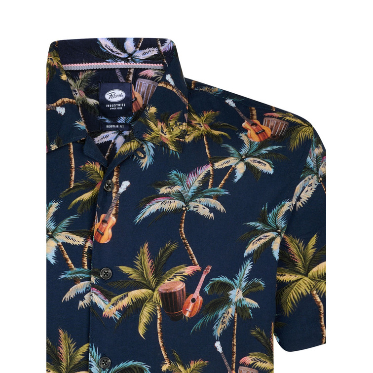 CAMISA HOMBRE  PETROL INDUSTRIES MEN SHIRT SHORT SLEEVE AOP