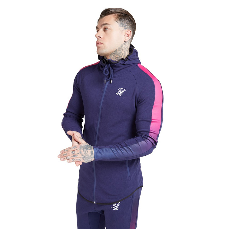 SIKSILK FADE PANEL ZIP THROUGH Korner