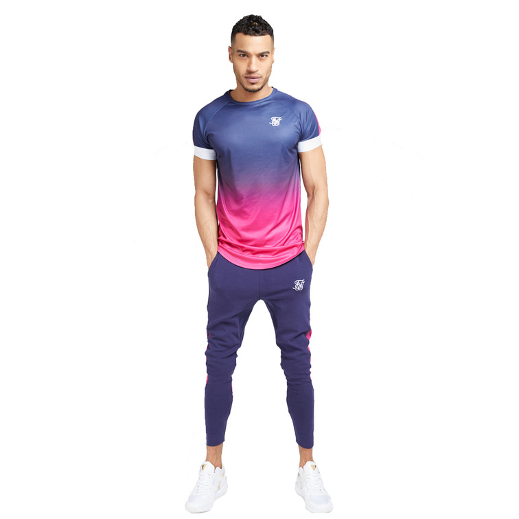 CAMISETA HOMBRE  SIKSILK SIKSILK S/S  FADE PANEL TECH T