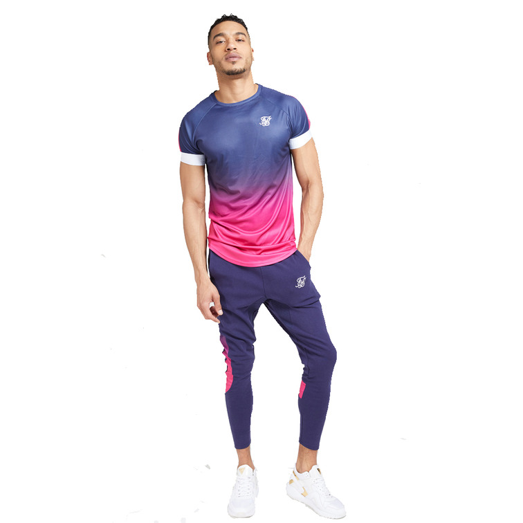 CAMISETA HOMBRE  SIKSILK SIKSILK S/S  FADE PANEL TECH T