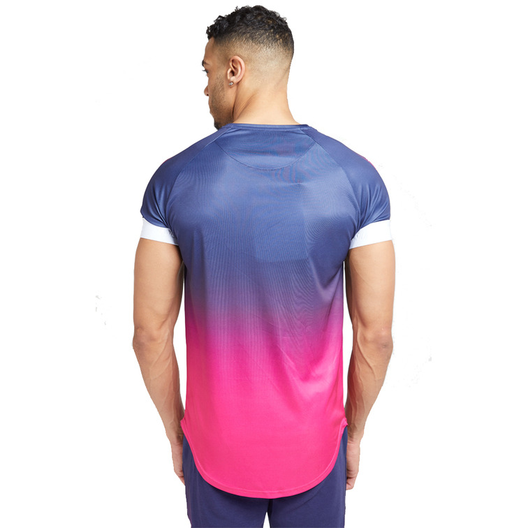 CAMISETA HOMBRE  SIKSILK SIKSILK S/S  FADE PANEL TECH T