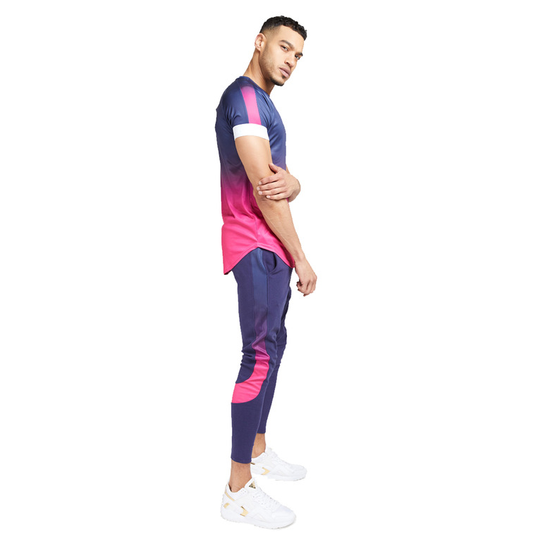 CAMISETA HOMBRE  SIKSILK SIKSILK S/S  FADE PANEL TECH T
