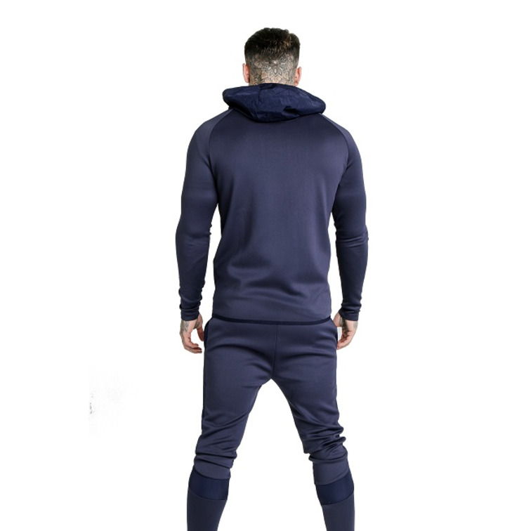 SUDADERA HOMBRE  SIKSILK SIKSILK CREASED NYLON ZIP THRO