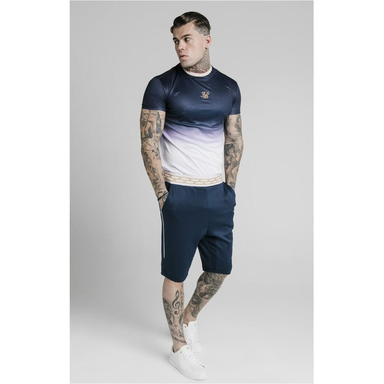 CAMISETA HOMBRE  SIKSILK SIKSILK S/S FADE INSET TAPE GY
