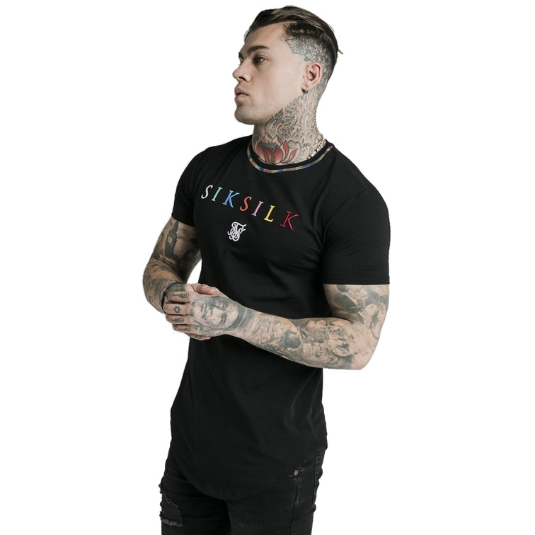SIKSILK SIKSILK CURVED HEM COLOURS GYM - Korner