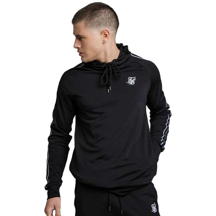 SUDADERA HOMBRE  SIKSILK STATUS TAPE OVERHEAD HOODIE