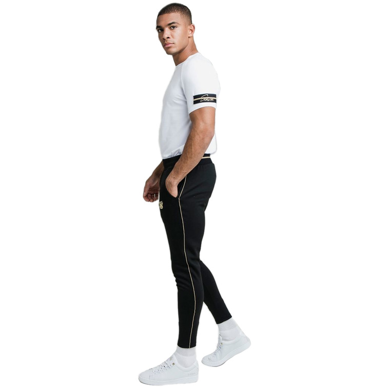 CAMISETA HOMBRE  SIKSILK EXPOSED TAPE RAGLAN GYM TEE