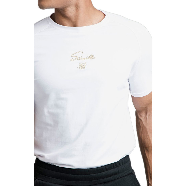 CAMISETA HOMBRE  SIKSILK EXPOSED TAPE RAGLAN GYM TEE