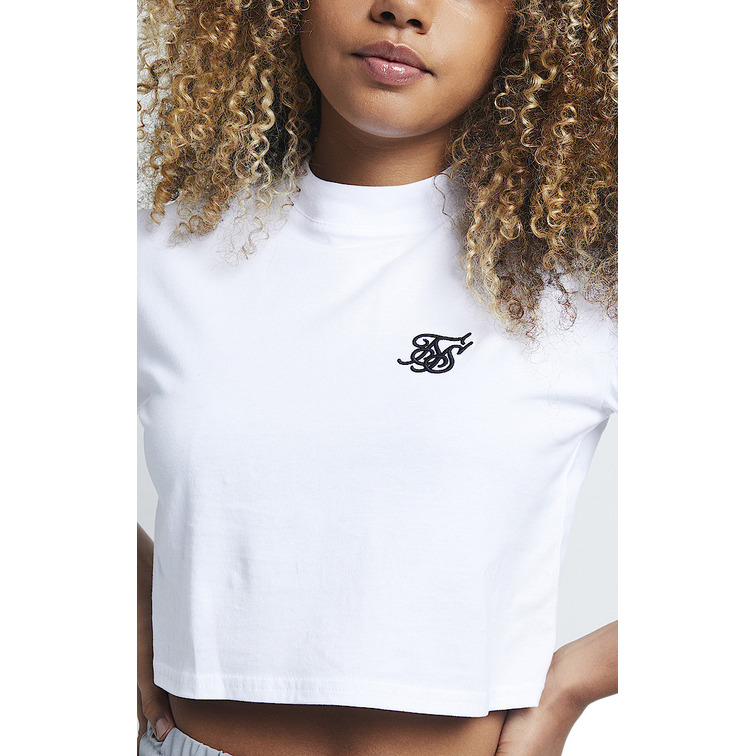 CAMISETA MUJER  SIKSILKK RETRO BOX FIT CROP TEE