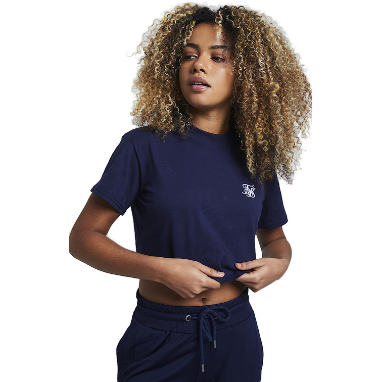 CAMISETA MUJER  SIKSILK RETRO BOX FIT CROP TEE