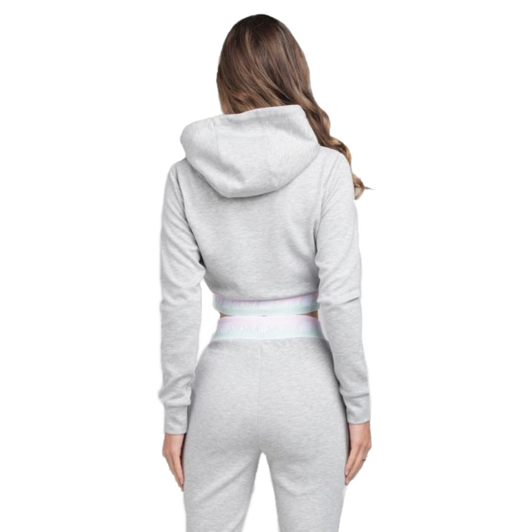 SUDADERA MUJER  SIKSILK SIKSILK AURORA FADE CROPPED HO