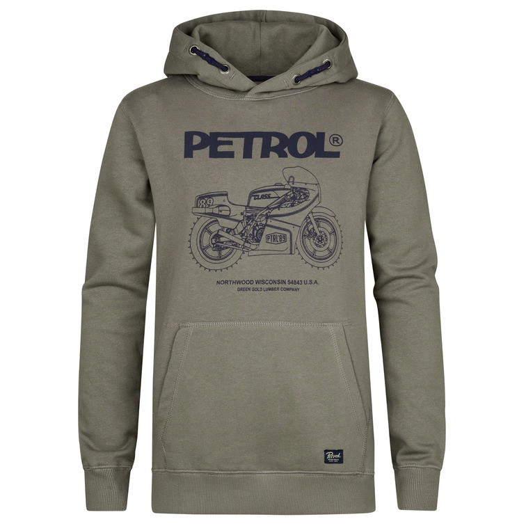 SUDADERA NIÑO  PETROL INDUSTRIES BOYS SWEATER HOODED PRINT