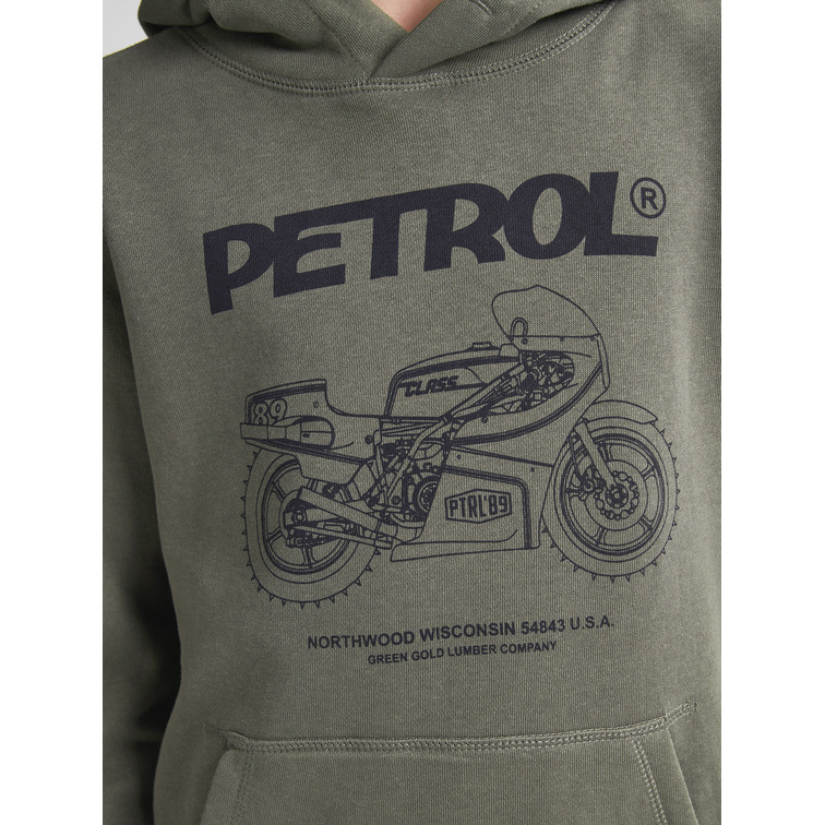 SUDADERA NIÑO  PETROL INDUSTRIES BOYS SWEATER HOODED PRINT