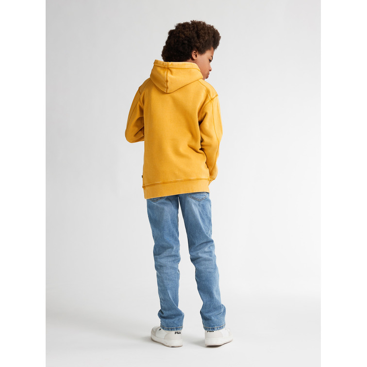 SUDADERA CON CAPUCHA NIÑO PETROL INDUSTRIES CON LOGO ESTAMPADO