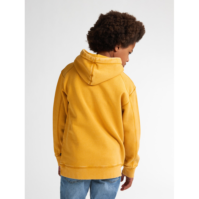 SUDADERA CON CAPUCHA NIÑO PETROL INDUSTRIES CON LOGO ESTAMPADO
