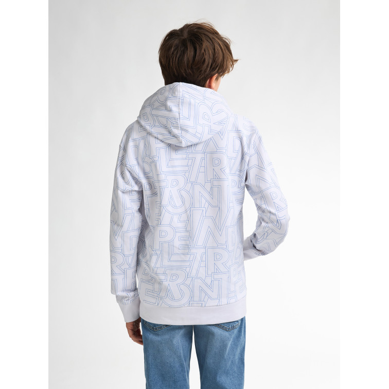SUDADERA NIÑO  PETROL INDUSTRIES BOYS SWEATER HOODED AOP