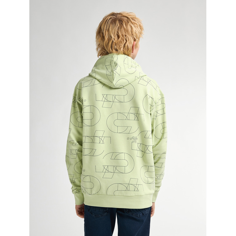 SUDADERA NIÑO PETROL INDUSTRIES ALL OVER PRINT FIT HOLGADO