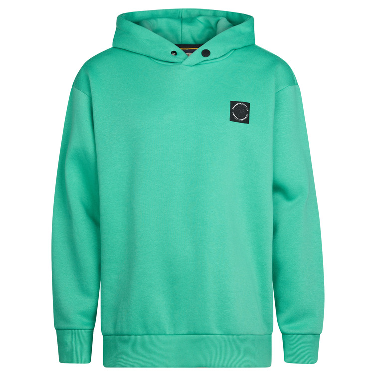 SUDADERA CON CAPUCHA NIÑO PETROL INDUSTRIES CON LOGO BORDADO
