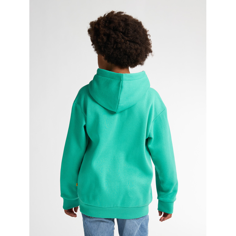 SUDADERA CON CAPUCHA NIÑO PETROL INDUSTRIES CON LOGO BORDADO