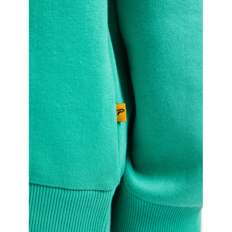 SUDADERA CON CAPUCHA NIÑO PETROL INDUSTRIES CON LOGO BORDADO