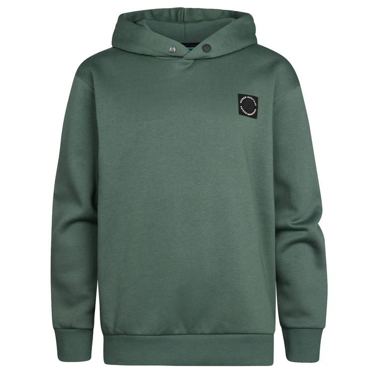 SUDADERA CON CAPUCHA NIÑO PETROL INDUSTRIES CON LOGO BORDADO