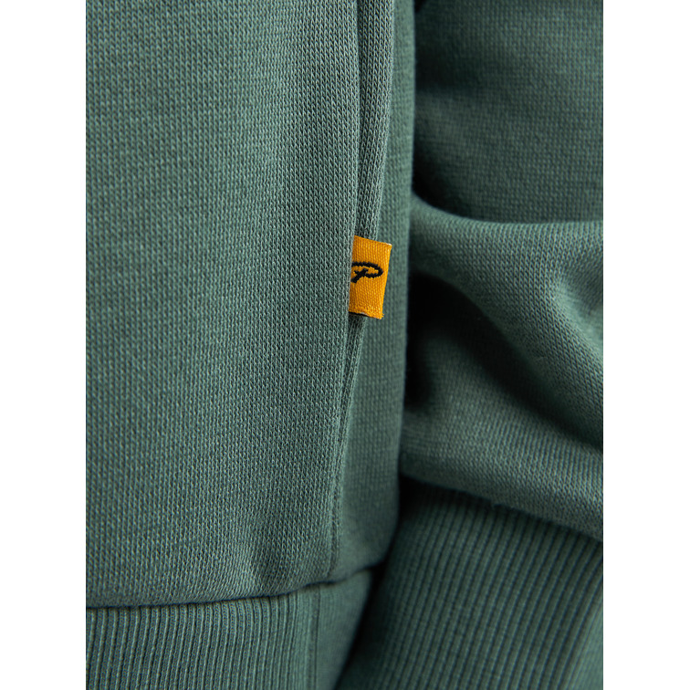 SUDADERA CON CAPUCHA NIÑO PETROL INDUSTRIES CON LOGO BORDADO