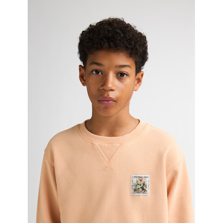 SUDADERA NIÑO  PETROL INDUSTRIES BOYS SWEATER ROUND NECK PRINT