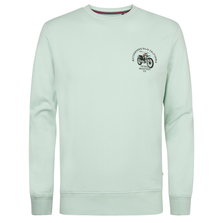 SUDADERA HOMBRE  PETROL INDUSTRIES MEN SWEATER ROUND NECK PRINT