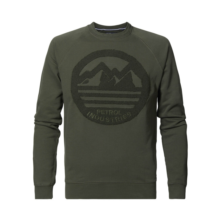 SUDADERA HOMBRE  PETROL SWEATER R-NECK